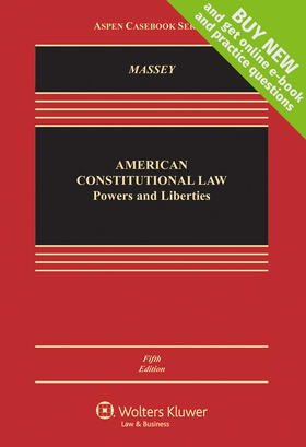 Massey |  American Constitutional Law: Powers and Liberties | Buch |  Sack Fachmedien