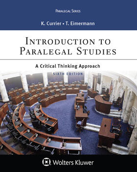 Currier / Eimermann |  Introduction to Paralegal Studies: A Critical Thinking Approach | Buch |  Sack Fachmedien