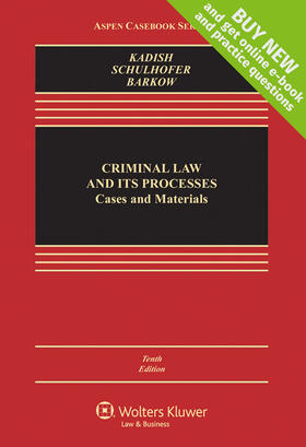 Kadish / Schulhofer / Barkow |  CRIMINAL LAW & ITS PROCESSES 1 | Loseblattwerk |  Sack Fachmedien