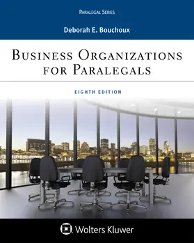 Bouchoux |  Business Organizations for Paralegal | Buch |  Sack Fachmedien