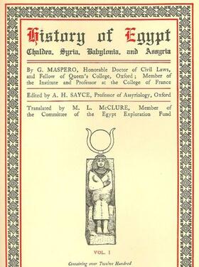 Maspero |  History of Egypt, Chaldea, Syria, Babylonia, and Assyria, Vol. 1 | eBook | Sack Fachmedien