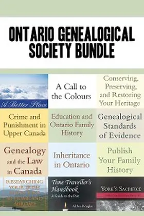 MacNamara / Cox / Kim |  Ontario Genealogical Society 12-Book Bundle | eBook | Sack Fachmedien