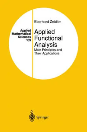 Zeidler |  Applied Functional Analysis | eBook | Sack Fachmedien