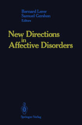 Lerer / Gershon |  New Directions in Affective Disorders | eBook | Sack Fachmedien