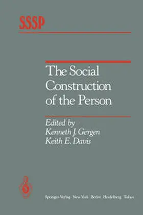 Gergen / Davis |  The Social Construction of the Person | eBook | Sack Fachmedien