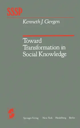 Gergen |  Toward Transformation in Social Knowledge | Buch |  Sack Fachmedien