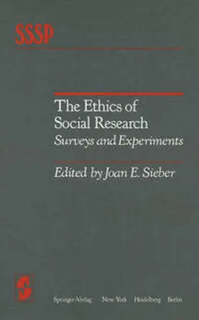 Sieber |  The Ethics of Social Research | eBook | Sack Fachmedien