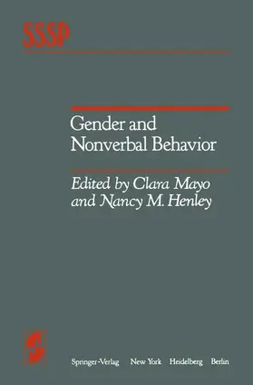 Henley / Mayo | Gender and Nonverbal Behavior | Buch | 978-1-4612-5955-8 | sack.de