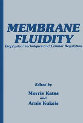 Kates / Kuksis |  Membrane Fluidity | eBook | Sack Fachmedien