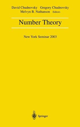 Chudnovsky / Nathanson |  Number Theory | Buch |  Sack Fachmedien