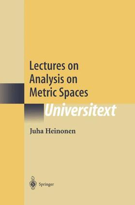 Heinonen |  Lectures on Analysis on Metric Spaces | Buch |  Sack Fachmedien