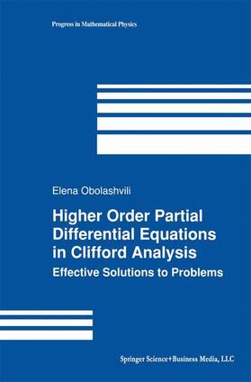 Obolashvili |  Higher Order Partial Differential Equations in Clifford Analysis | Buch |  Sack Fachmedien