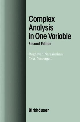 Nievergelt / Narasimhan |  Complex Analysis in One Variable | Buch |  Sack Fachmedien