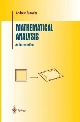 Browder |  Mathematical Analysis | Buch |  Sack Fachmedien