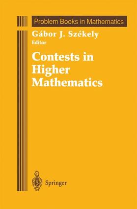 Szekely | Contests in Higher Mathematics | Buch | 978-1-4612-6886-4 | sack.de