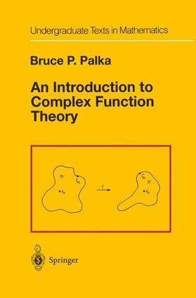 Palka |  An Introduction to Complex Function Theory | Buch |  Sack Fachmedien