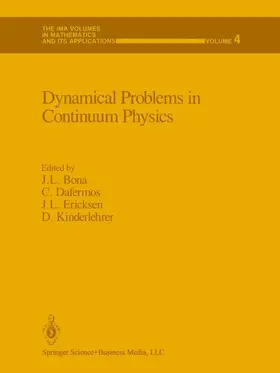 Bona / Kinderlehrer / Dafermos |  Dynamical Problems in Continuum Physics | Buch |  Sack Fachmedien