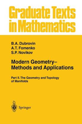 Dubrovin / Novikov / Fomenko |  Modern Geometry¿ Methods and Applications | Buch |  Sack Fachmedien