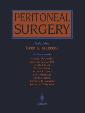 diZerega |  Peritoneal Surgery | Buch |  Sack Fachmedien