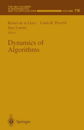 Llave / Lorenz / Petzold |  Dynamics of Algorithms | Buch |  Sack Fachmedien