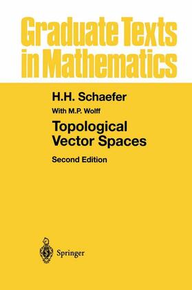 Schaefer |  Topological Vector Spaces | Buch |  Sack Fachmedien