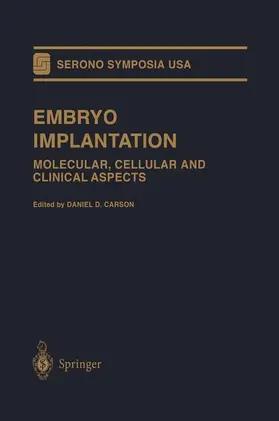 Carson |  Embryo Implantation | Buch |  Sack Fachmedien