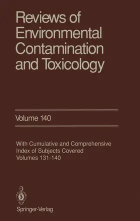 Ware |  Reviews of Environmental Contamination and Toxicology | Buch |  Sack Fachmedien