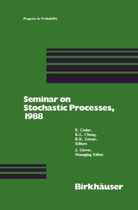 Cinlar / Getoor / Chung |  Seminar on Stochastic Processes, 1988 | Buch |  Sack Fachmedien