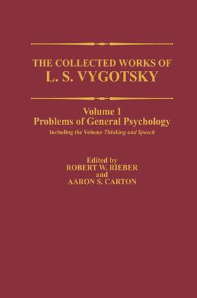 Vygotsky / Rieber / Carton |  The Collected Works of L. S. Vygotsky | Buch |  Sack Fachmedien