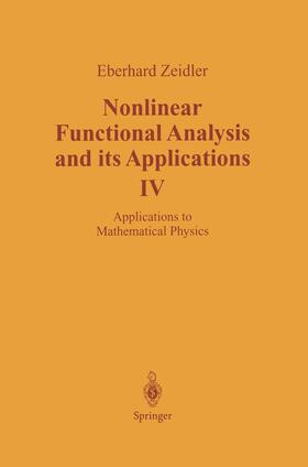 Zeidler |  Nonlinear Functional Analysis and its Applications | Buch |  Sack Fachmedien