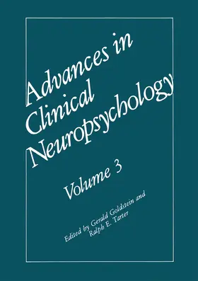 Tarter / Goldstein | Advances in Clinical Neuropsychology | Buch | 978-1-4612-9298-2 | sack.de