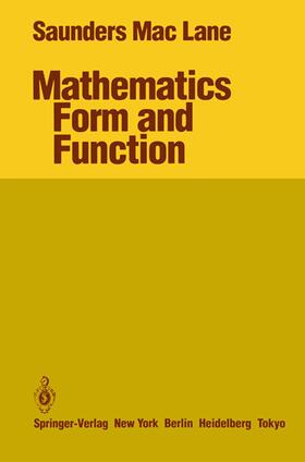 MacLane |  Mathematics Form and Function | Buch |  Sack Fachmedien