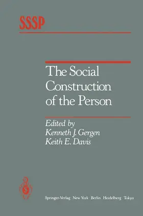 Davis / Gergen | The Social Construction of the Person | Buch | 978-1-4612-9553-2 | sack.de