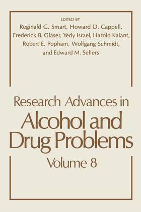 Smart / Cappell / Glaser |  Research Advances in Alcohol and Drug Problems | Buch |  Sack Fachmedien