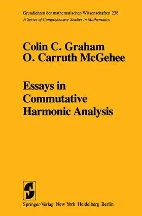 McGehee / Graham |  Essays in Commutative Harmonic Analysis | Buch |  Sack Fachmedien