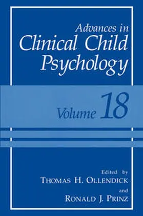 Ollendick / Prinz |  Advances in Clinical Child Psychology | eBook | Sack Fachmedien