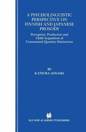 Aoyama |  A Psycholinguistic Perspective on Finnish and Japanese Prosody | Buch |  Sack Fachmedien