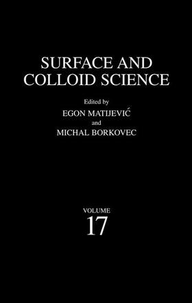 Borkovec / Matijevic |  Surface and Colloid Science | Buch |  Sack Fachmedien