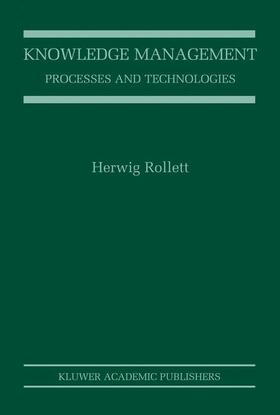 Rollett |  Knowledge Management | Buch |  Sack Fachmedien