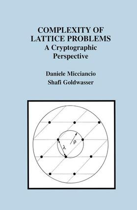 Goldwasser / Micciancio |  Complexity of Lattice Problems | Buch |  Sack Fachmedien