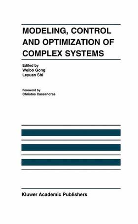  Modeling, Control and Optimization of Complex Systems | Buch |  Sack Fachmedien