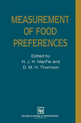 MacFie |  Measurement of Food Preferences | Buch |  Sack Fachmedien