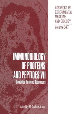 Atassi |  Immunobiology of Proteins and Peptides VII | Buch |  Sack Fachmedien