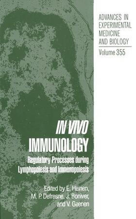 Heinen / Geenen / Defresne |  In Vivo Immunology | Buch |  Sack Fachmedien