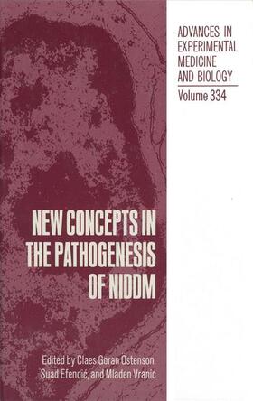 Östenson / Vranic / Efendic |  New Concepts in the Pathogenesis of NIDDM | Buch |  Sack Fachmedien