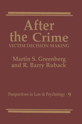 Ruback / Greenberg |  After the Crime | Buch |  Sack Fachmedien