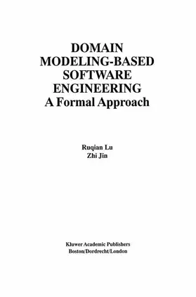  Domain Modeling-Based Software Engineering | Buch |  Sack Fachmedien