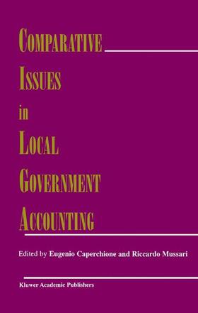 Mussari / Caperchione |  Comparative Issues in Local Government Accounting | Buch |  Sack Fachmedien