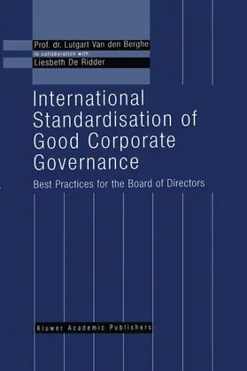 van den Berghe |  International Standardisation of Good Corporate Governance | Buch |  Sack Fachmedien