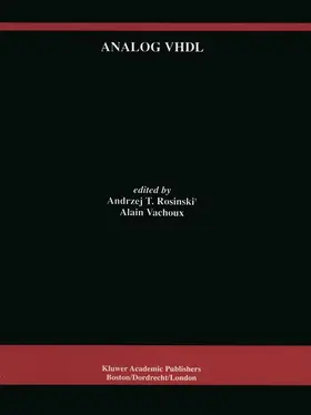 Vachoux / Rosinski |  Analog VHDL | Buch |  Sack Fachmedien